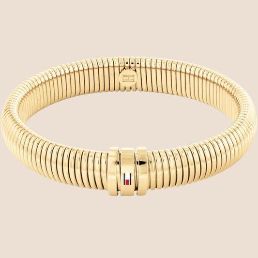 Gyllene Flexibel Armring